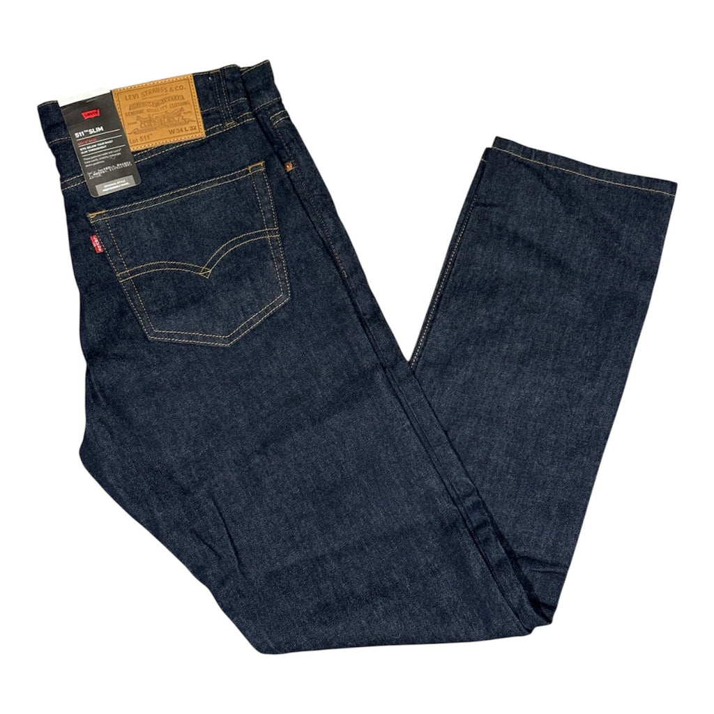 Levi's 511 (Dark Blue) Slim Fit Mens Stretchable Jeans - Quid Mart