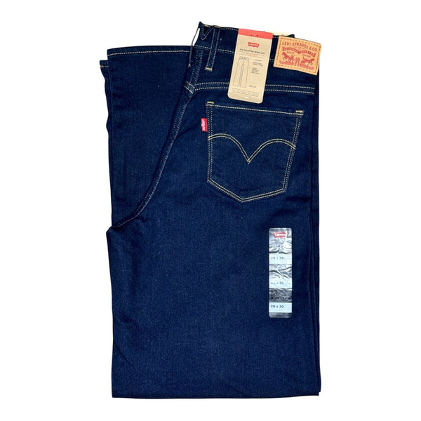 Levi's 318 Womens Shaping Wide Leg Jeans Black Dark and Light Blue - Quid Mart