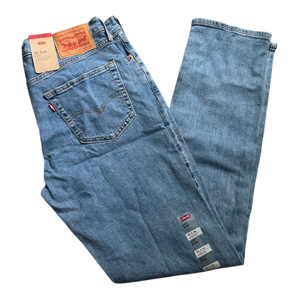 Levi's Original 511 (SKY BLUE) Slim Fit Men's Stretchable Jeans - Quid Mart