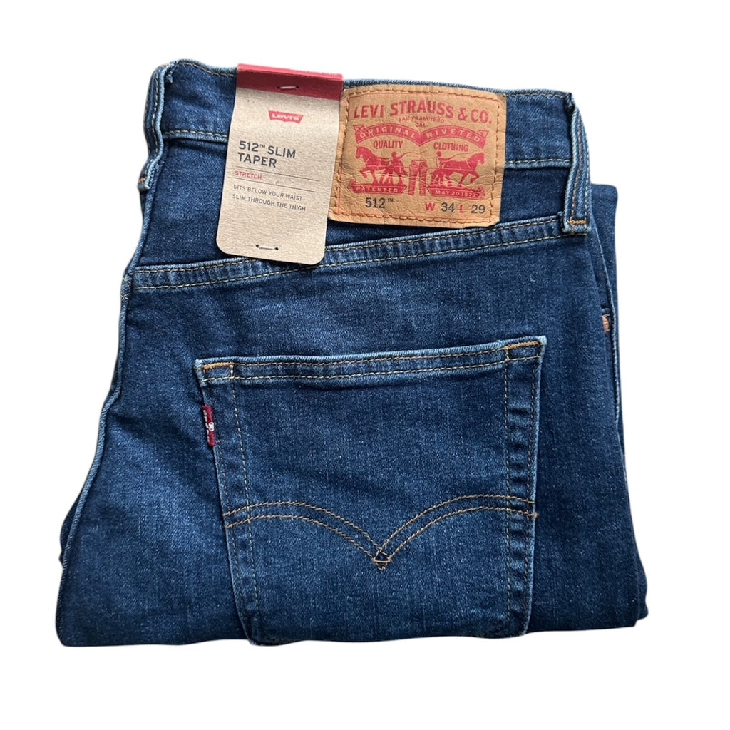 Levi's 512 Slim Taper (Mid Blue) Stretchable Men's Jeans - Quid Mart