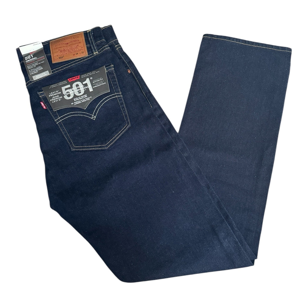Levi's 501 Original (Marlon BLUE) Men's Regular Fit Jeans - Quid Mart