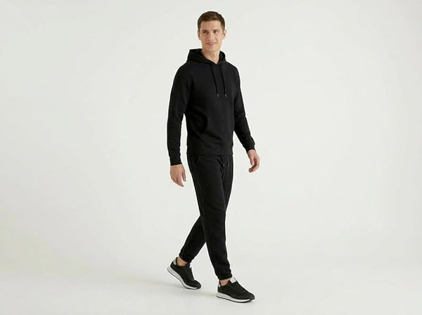 Men’s Black Tracksuit Full Set – Stylish Men’s Tracksuit Set, Comfortable Men Tracksuit, Sportswear Gym Running Tracksuit for Men, Casual Athletic Wear Tracksuit Men’s Outfit