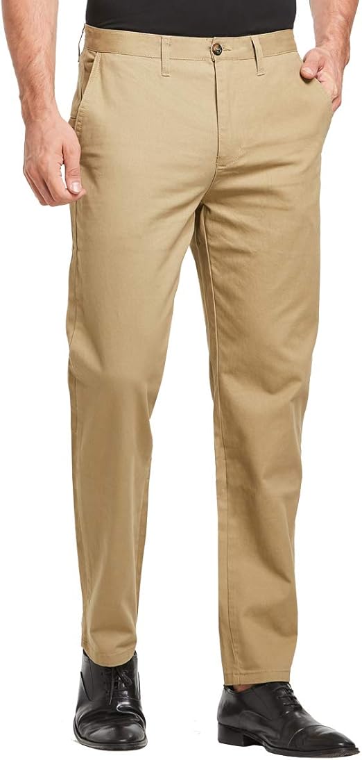 Chino Trousers for Men Casual Chinos Regular Fit Smart Pants