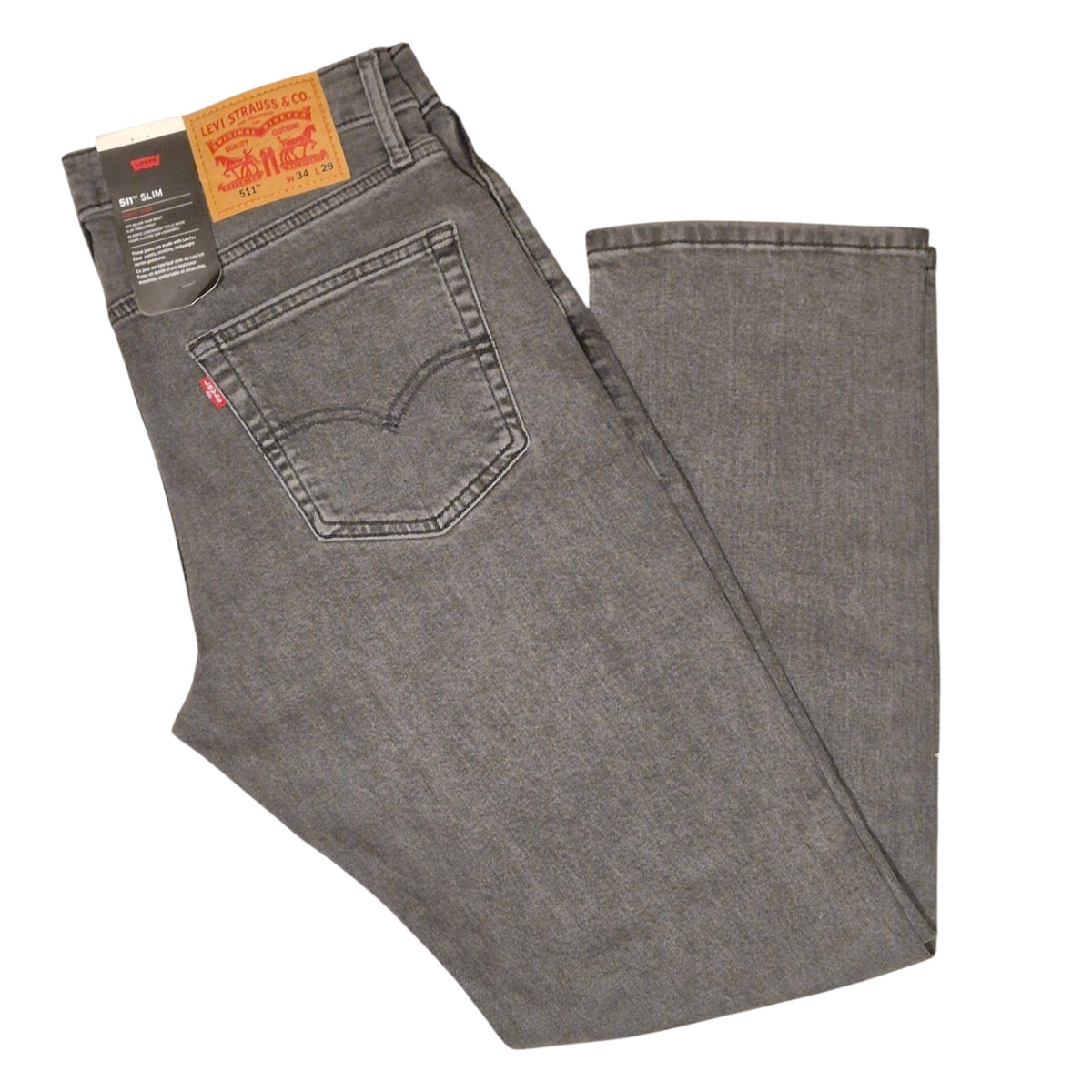 Levi's Original 511 (GREY) Slim Fit Men's Stretchable Jeans - Quid Mart