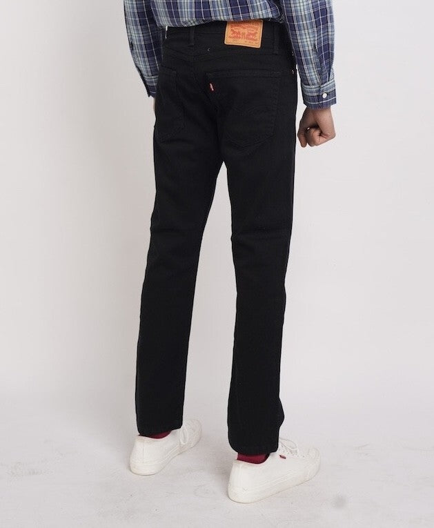 Levi's 502 Slim Fit Mens Stretchable Jeans (BLUE / BLACK) - Quid Mart
