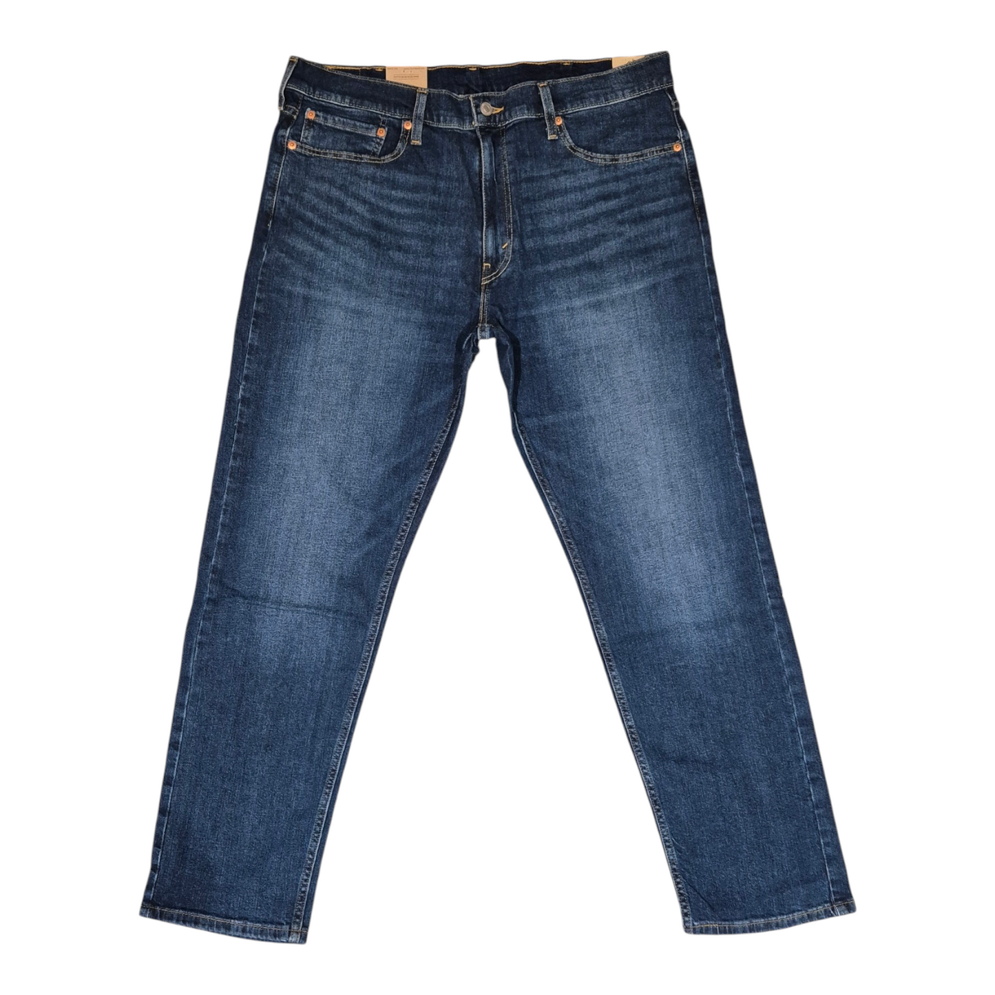 Levi's 502 Slim Fit Mens Stretchable Jeans (BLUE / BLACK) - Quid Mart