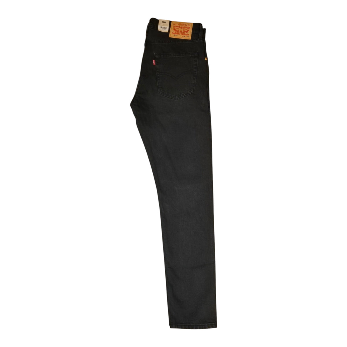 Original Levi's 512 Slim Taper (Dull Black) Men's Jeans - Quid Mart