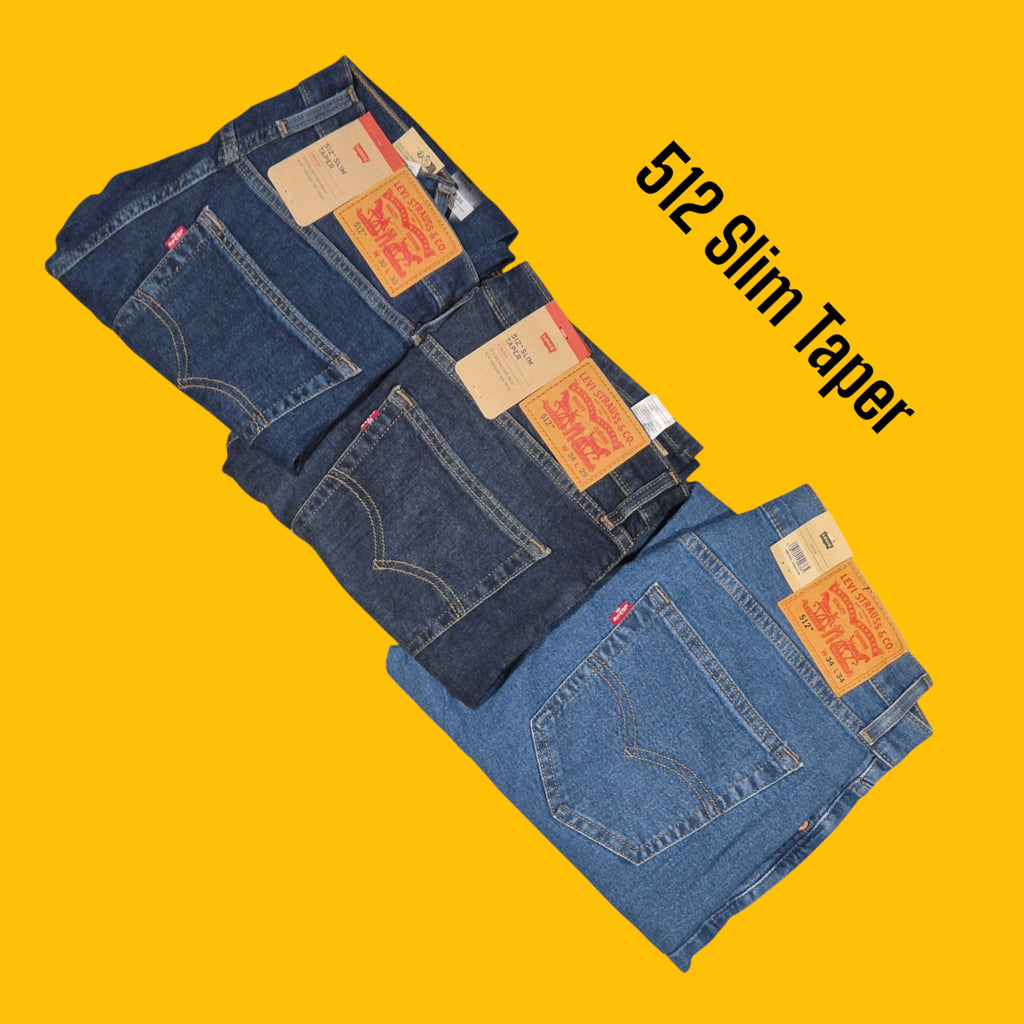 Levi's 512 Slim Taper (Blue Colours) Stretchable Men's Jeans - Quid Mart