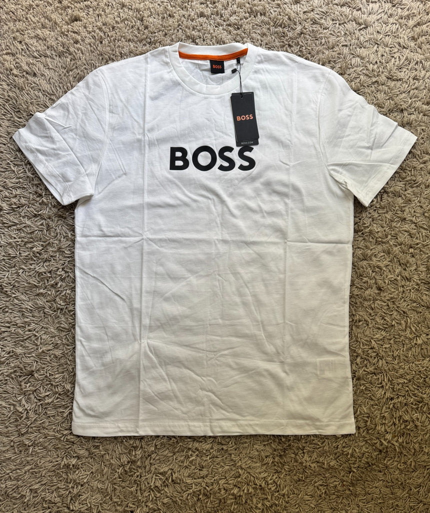 BOSS Mens Thinking 1 Cotton Jersey T-Shirt