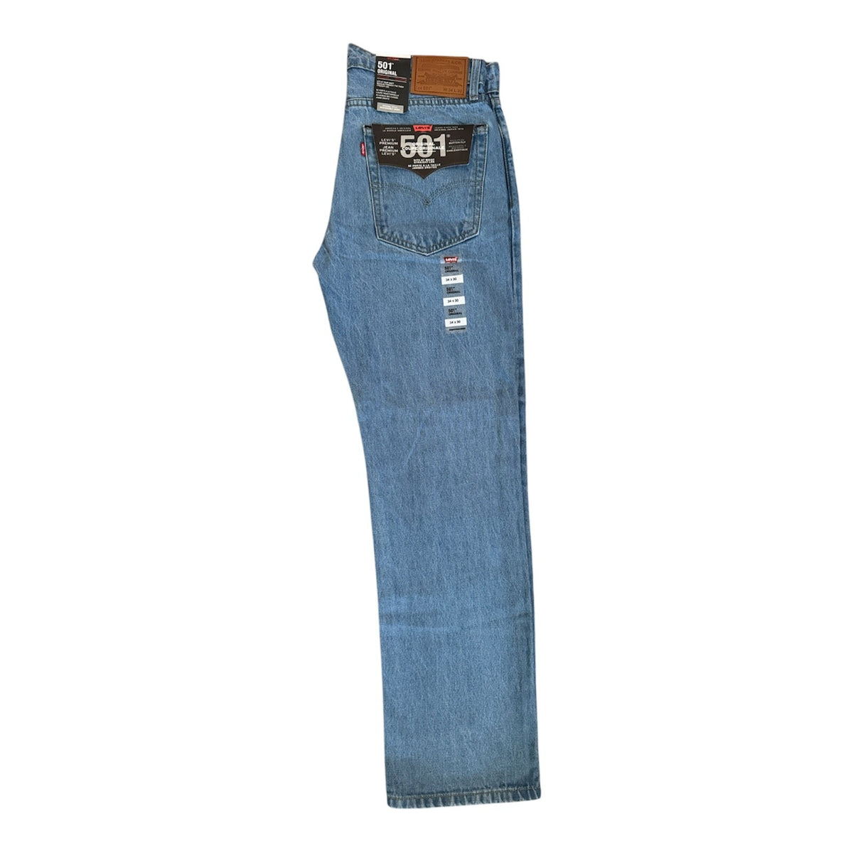 Levi's 501 (Light Blue) Original Men's Regular Fit Jeans - Quid Mart