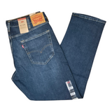 Levi's 502 Slim Fit Mens Stretchable Jeans (BLUE / BLACK) - Quid Mart