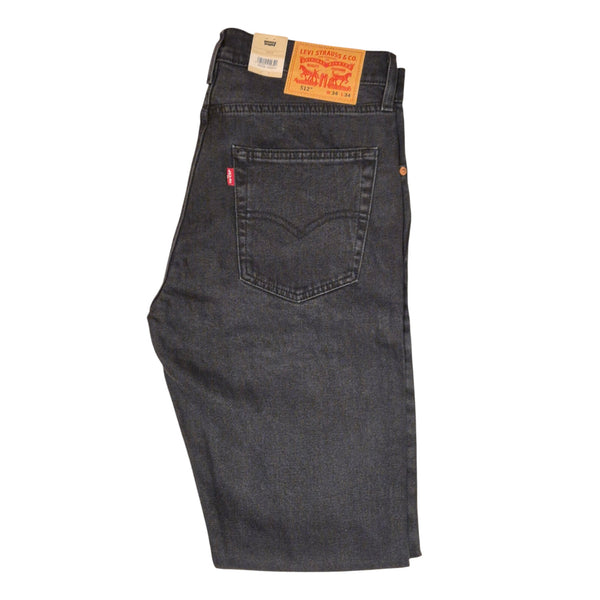 Original Levi's 512 Slim Taper (Dull Black) Men's Jeans