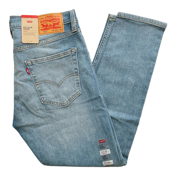 Levi's 512 Slim Taper (Sky Blue) Light Wash Men's Jeans