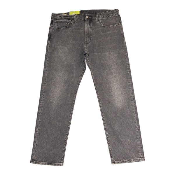Levi's 502 Slim Fit Mens Stretchable Jeans (DULL BLACK)