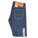 Levi's 502 Slim Fit Mens Stretchable Jeans (BLUE / BLACK) - Quid Mart