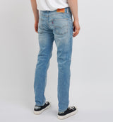 Levi's 502 Slim Fit Mens Stretchable Jeans (BLUE / BLACK) - Quid Mart