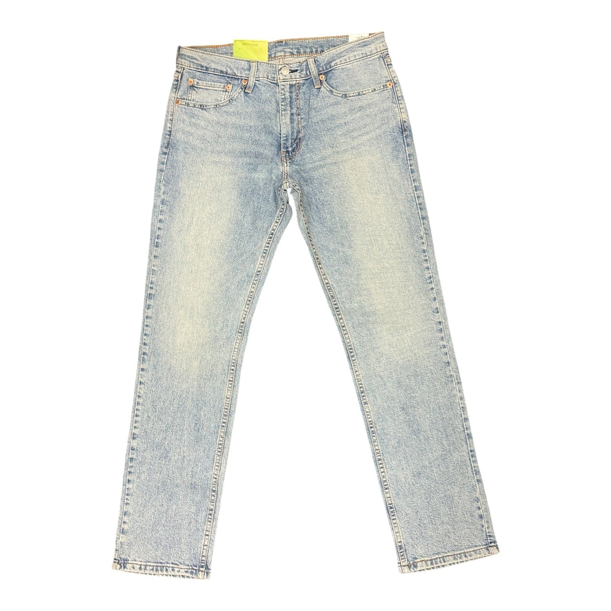 Levi’s 511 Slim Fit Men’s Jeans Medium Wash Stretch Raw Hem Denim - Quid Mart