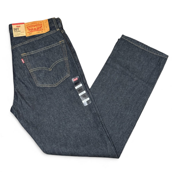 Levi's 501 (Rinse Wash Blue) Men's Regular Fit Jeans