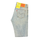 Levi’s 511 Slim Fit Men’s Jeans Medium Wash Stretch Raw Hem Denim - Quid Mart