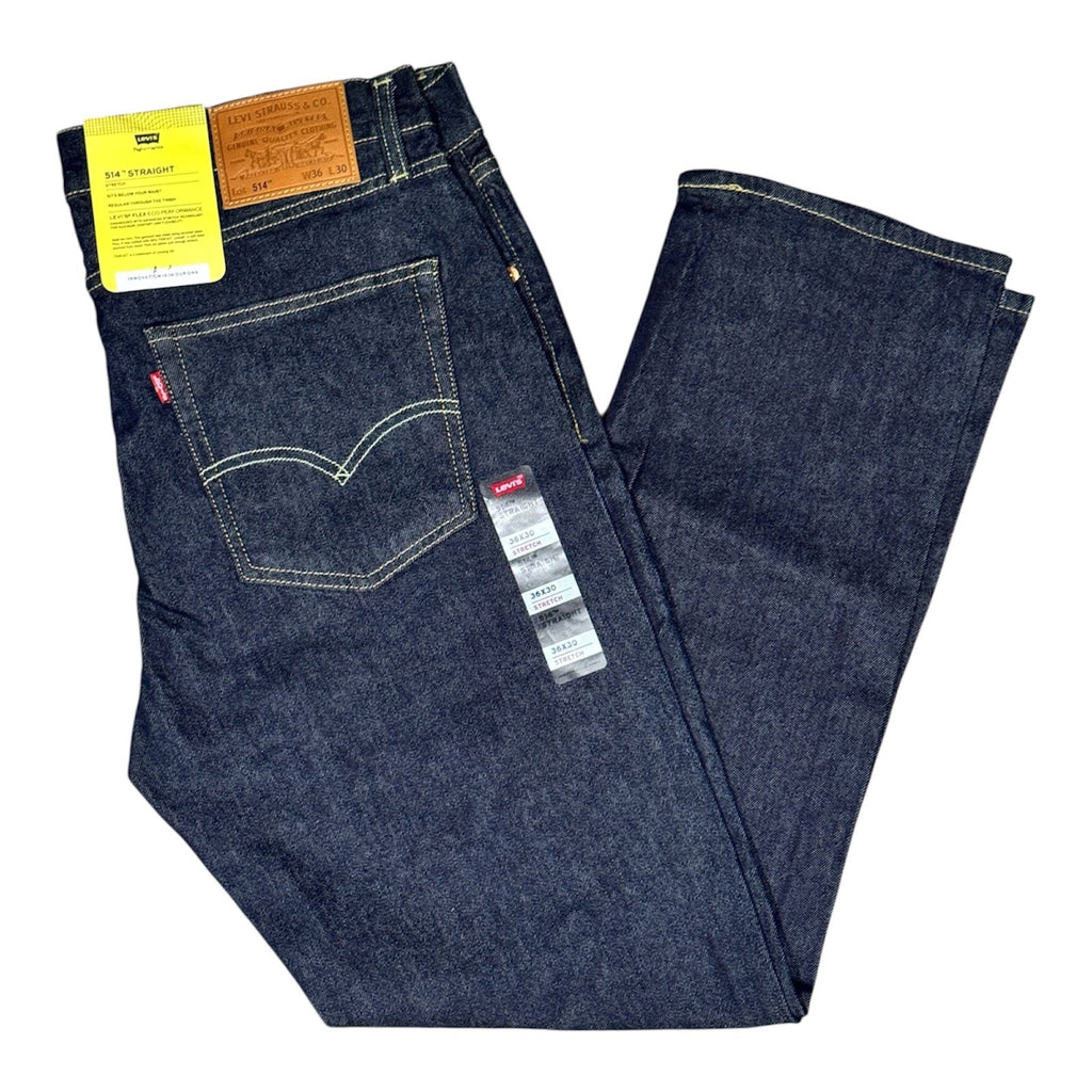Levi's 514 Light Wash Blue Straight Fit Mens Strectchable Jeans - Quid Mart