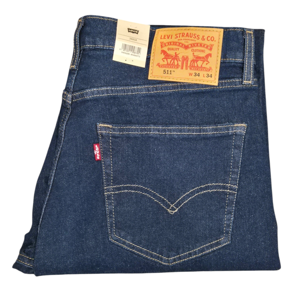 Levis Original 511 (BLUE Shades) Slim Fit Men's Stretchable Jeans (Copy) - Quid Mart