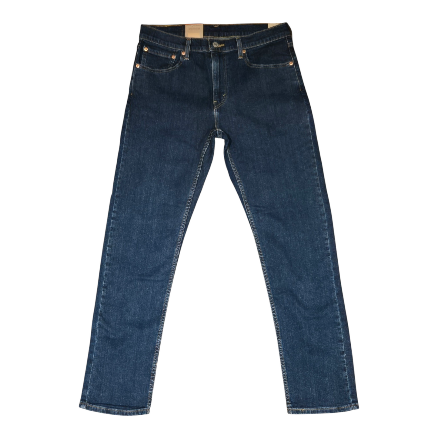 Levi's 502 Slim Fit Mens Stretchable Jeans (BLUE / BLACK) - Quid Mart