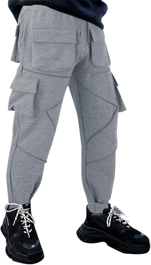 Men's Techwear Cargo Jogger Pants Streetwear Hip Hop Sweatpants for Casual Wear