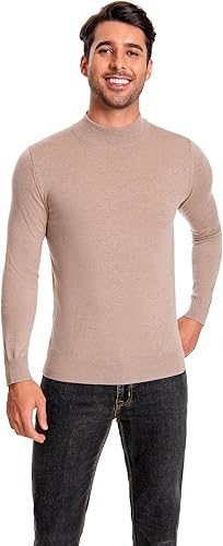 Extrafine Merino Wool Long Sleeve Mock Neck Jumper