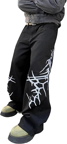 Men’s Baggy Stylish Jeans – Casual Loose Fit Denim Pants (Streetwear Look)