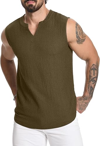 Men's Vests Bodybuilding Athletic Summer Workout Tank Top Gym Essentials Fitness Tank Sleeveless Gym Vest T-Shirt