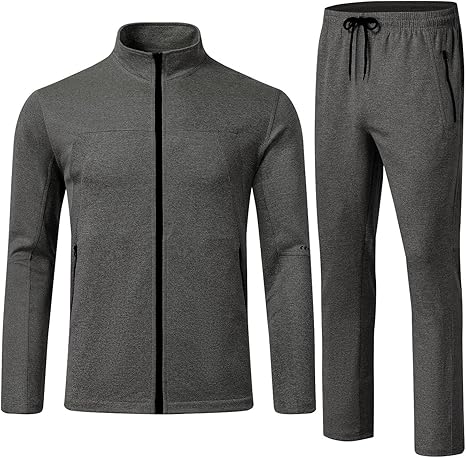 Men's Tracksuits 2 Piece Set Athletic Sports Casual Full Zip Jogging Sweatsuit