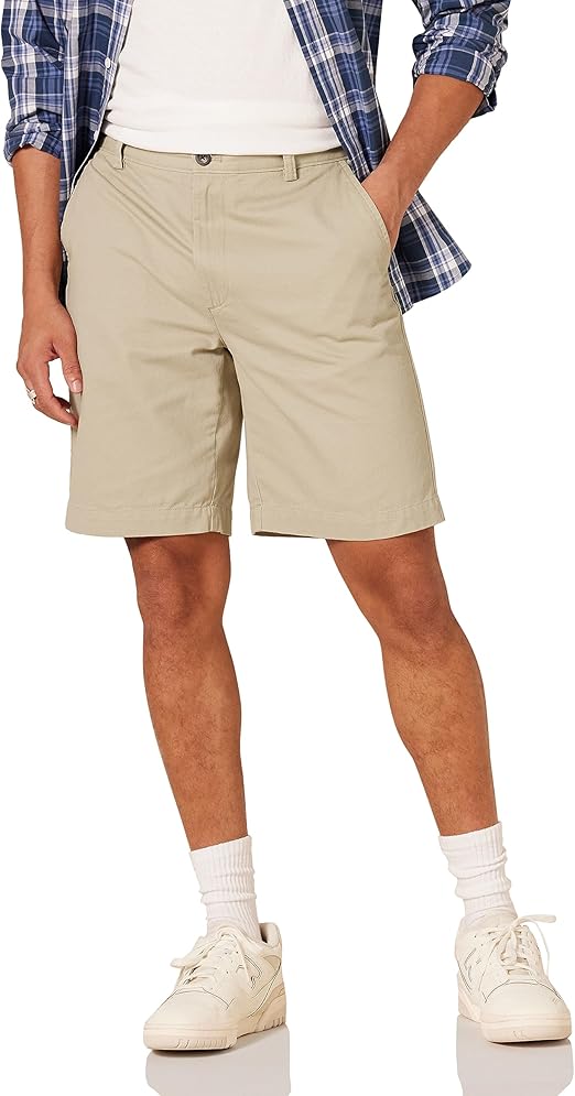 Men's Classic Fit 9" (23cm) Pocketed Chino Shorts