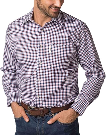 Country Check Men's 100% Cotton Button Down Checked Outdoor Smart Casual Work Shirt