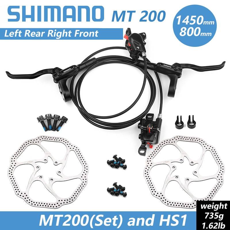 Shimano BR BL MT200 Bicycle Brake MTB Brake Hydraulic Disc Brake 750/800/1350/1450/1500mm Mountain Clamp Brakes upgraded MT315 - Quid Mart