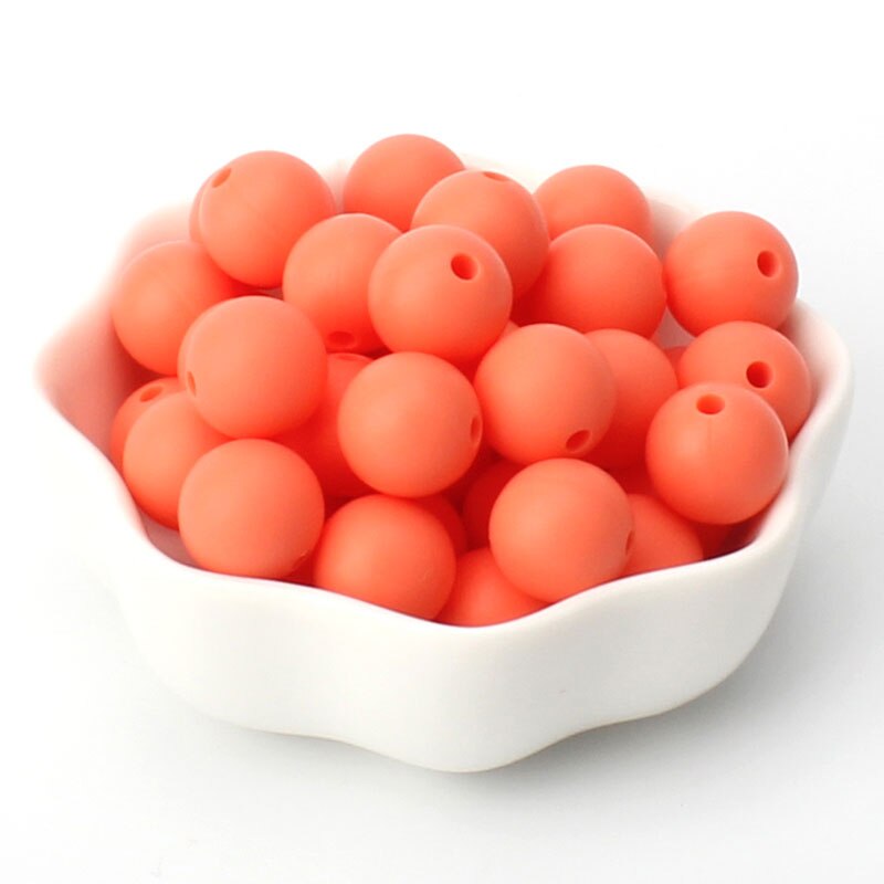 Colorful Food-Grade Silicone Teething Beads for Safety - Quid Mart