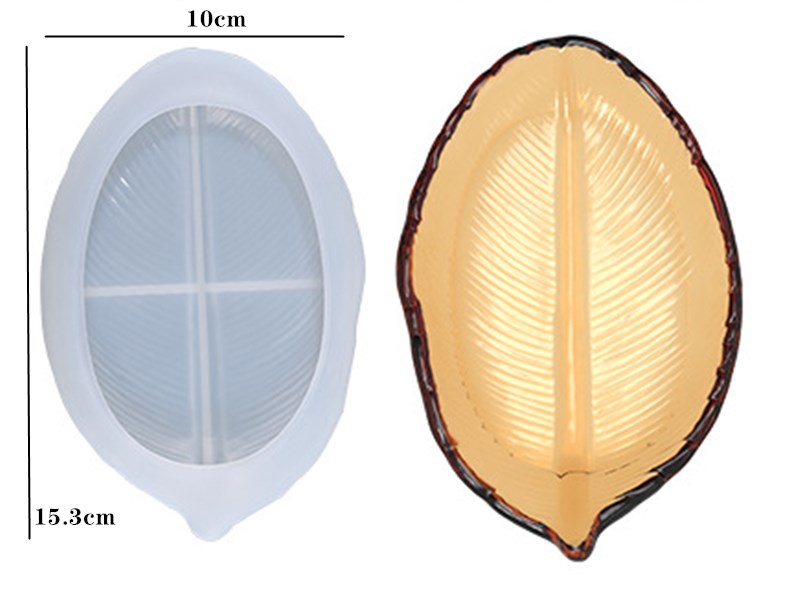 DIY Crystal Silicone Mold Three-layer Fruit Plate Tea Plate Disc Epoxy Resin Molds Cup Pad Mould For Resin Art Home Decoration - Quid Mart