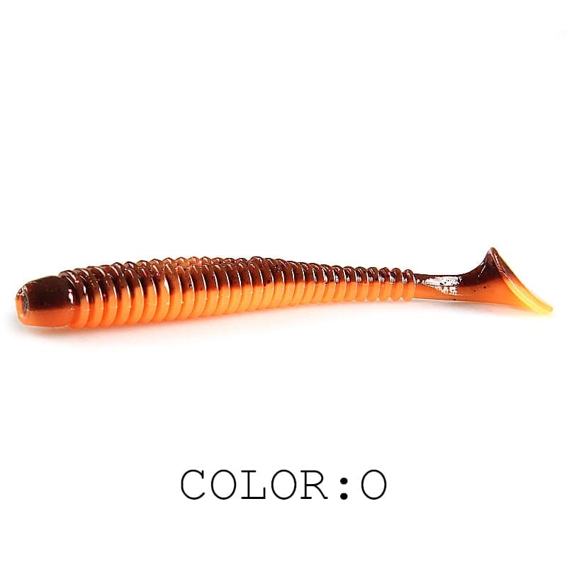 Supercontinent Impact Ring Shad Fishing Lure Soft 63mm 80mm 97mm Plastics Baits Swimbait Jigging Lure Artificial Baits - Quid Mart