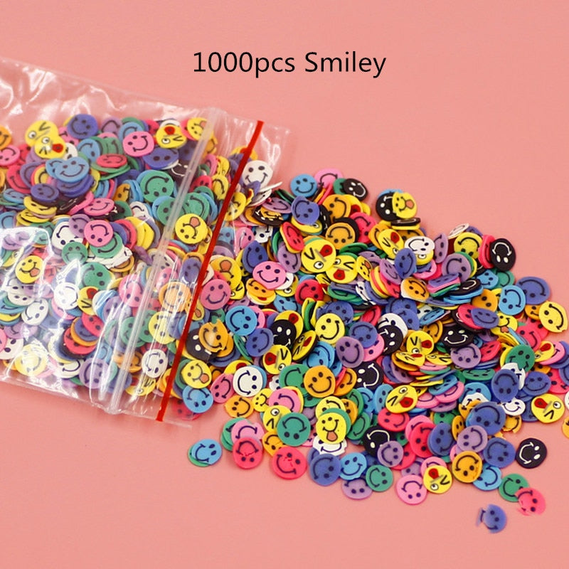 1000Pcs Mixed Animal Fruit Nail Art Resin Cake Heart UV Resin Epoxy Mold Filler For Diy Jewelry Making Tools - Quid Mart