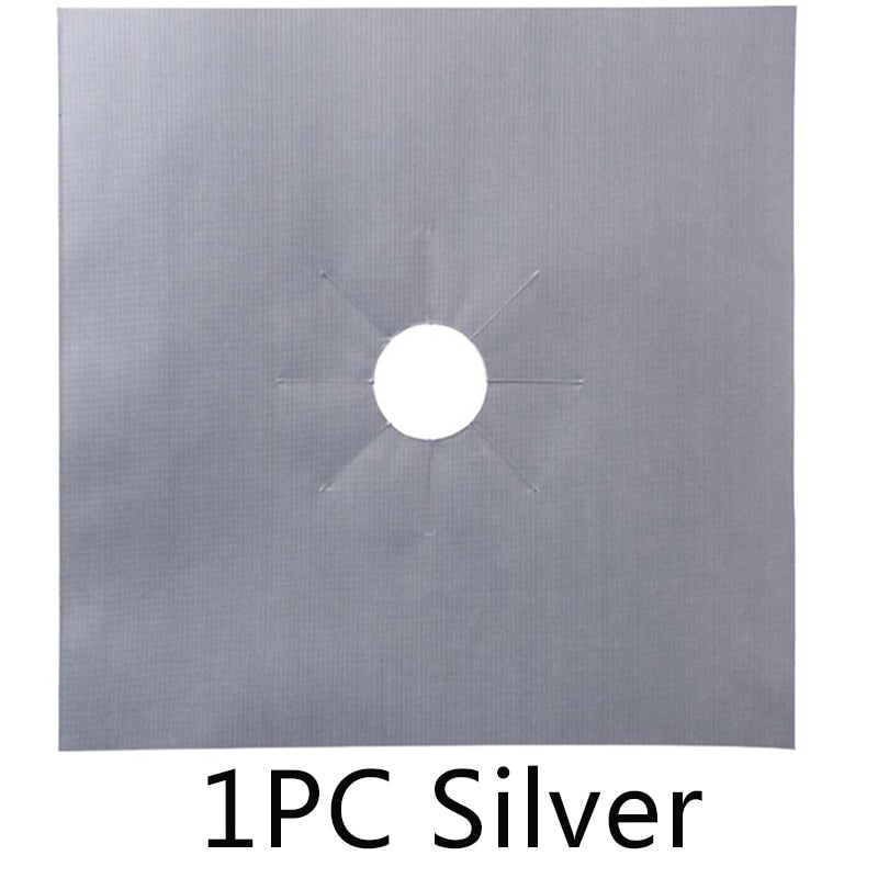 1/4PC Stove Protector Cover Liner Gas Stove Protector Gas Stove Stovetop Burner Protector Kitchen Accessories Mat Cooker Cover - Quid Mart