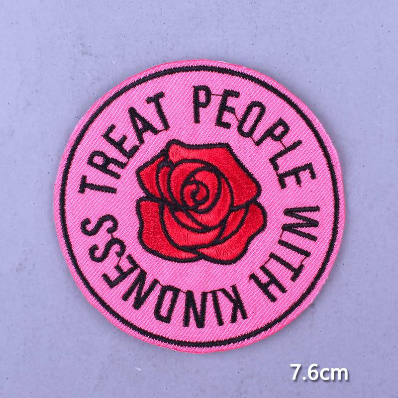 DIY Embroidery/Fusible Patch Iron On Patches For Clothing thermoadhesive patches On Clothes Space Patch Stripes Ironing Stickers - Quid Mart