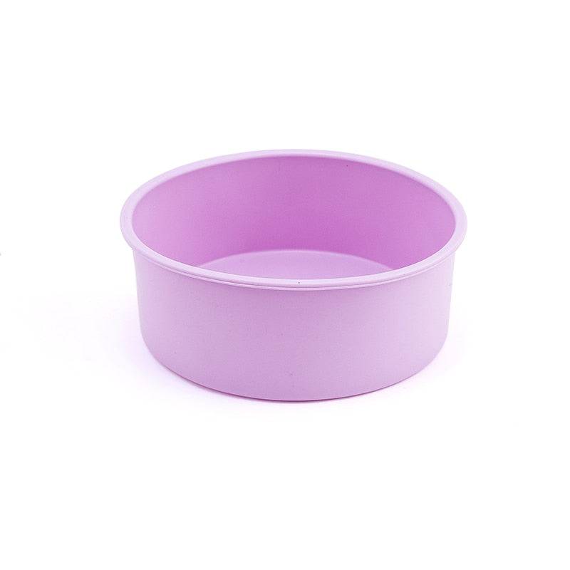 Round Silicone Cake Mold 4 6 8 10 Inch Silicone Mould Baking Forms Fondant Silicone Baking Pan For Pastry Cake Wax Pot Bowl - Quid Mart