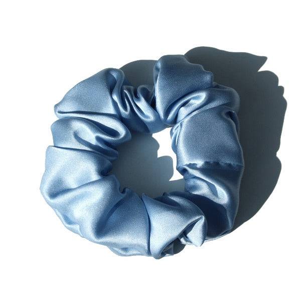 100% Pure Silk Large Scrunchies - Hair Ties for Women - Quid Mart