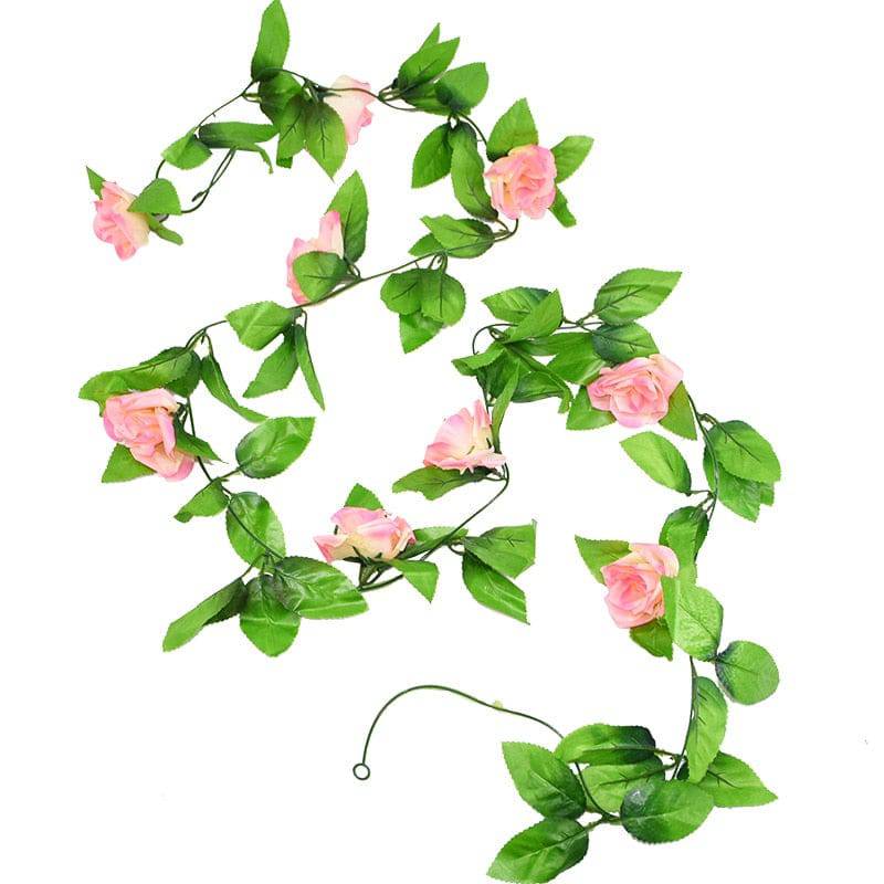 180cm Fake Ivy Wisteria Flowers Artificial Plant Vine Garland for Room Garden Decorations Wedding Arch Baby Shower Floral Decor - Quid Mart