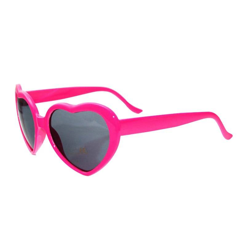 Heart-Shaped Diffraction Sunglasses: Watch Lights Transform at Night - Quid Mart