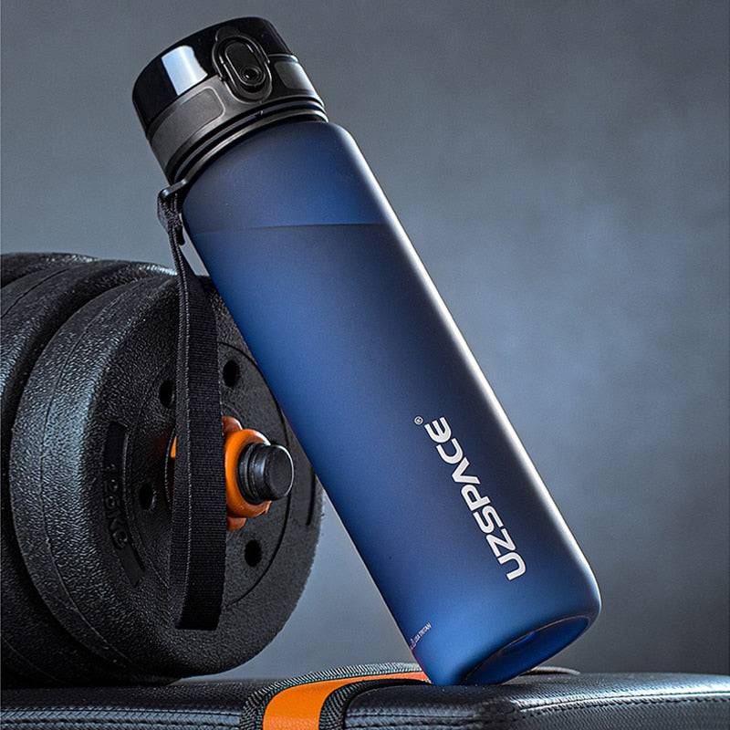 New 500/800/1000ml Sports Water Bottle BPA Free Portable Leak-proof Shaker bottle Plastic Drinkware Tour Gym Free Shipping items - Quid Mart