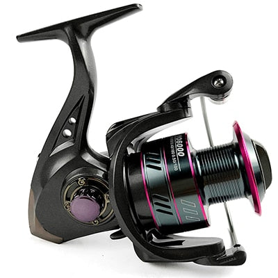 GHOTDA Fishing Reel Spinning 1000-7000 Series Metal Spool Spinning Wheel for Sea Fishing Carp Fishing - Quid Mart