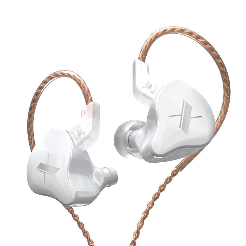 KZ EDX Earphones 1 Dynamic HIFI Bass Earbuds In Ear Monitor Headphones Sport Noise Cancelling Headset - Quid Mart
