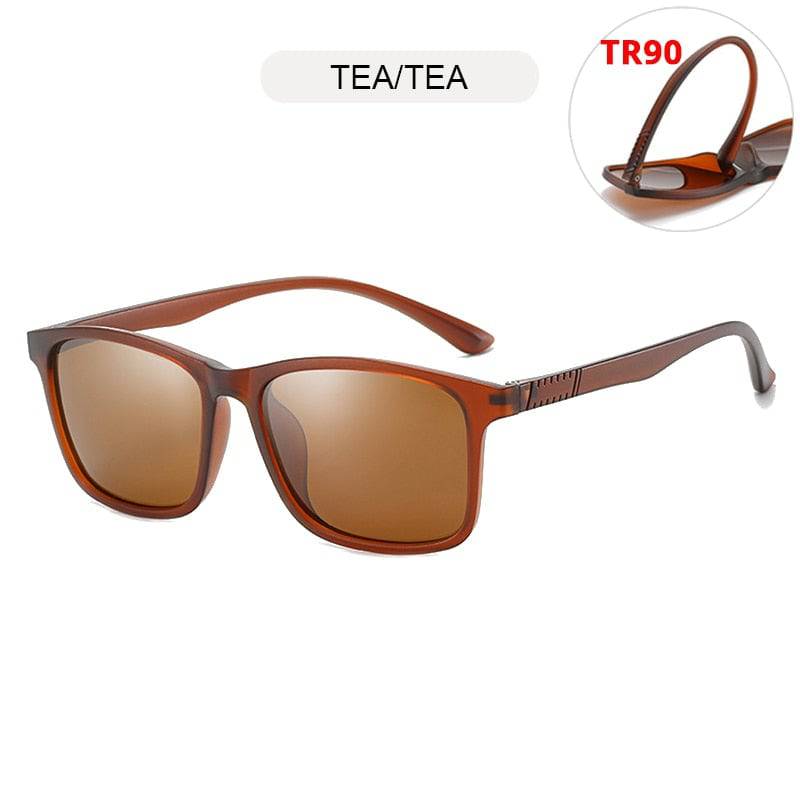FUQIAN TR90 Square Polarized Sunglasses: Lightweight, High-Quality - Quid Mart