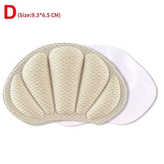 2pcs Insoles Patch Heel Pads for Sport Shoes Adjustable Size Antiwear Feet Pad Cushion Insert Insole Heel Protector Back Sticker - Quid Mart