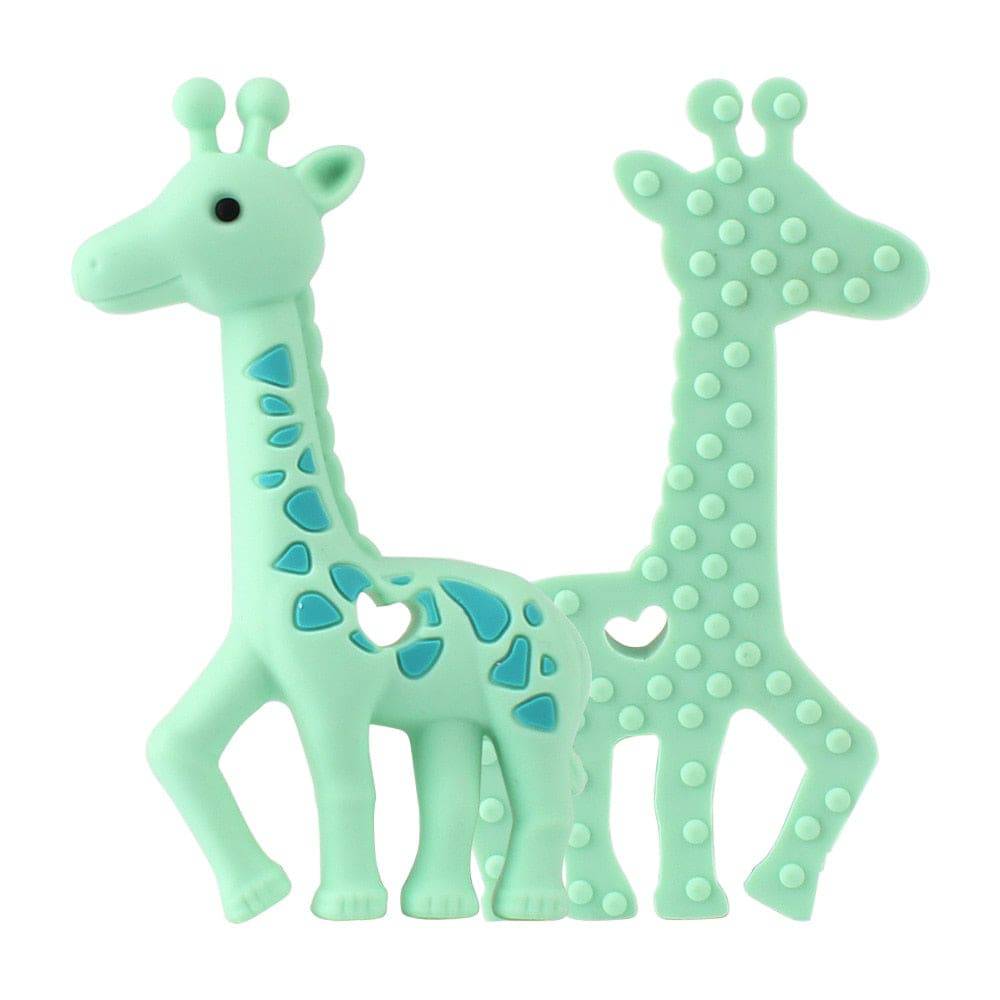 Keep&Grow 1pcs Baby Animal Silicone Teethers for Pacifier Chains, BPA-Free - Quid Mart